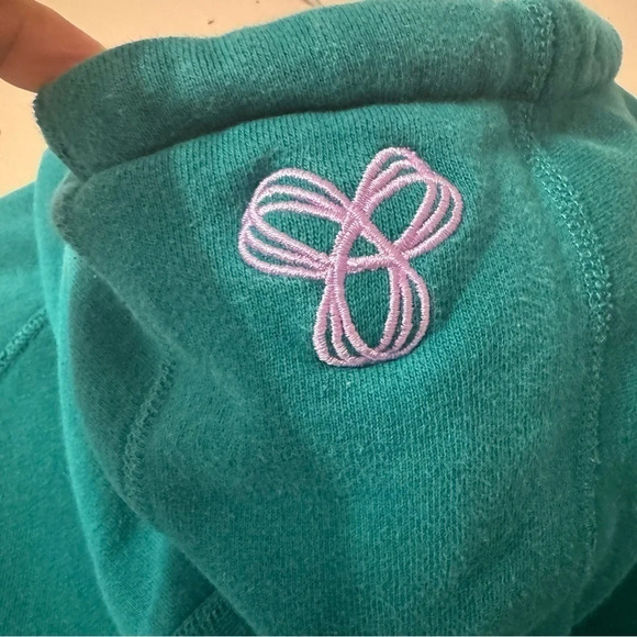 Aritzia TNA Baltic Hoodie Bluegreen Women  Size XXS - Picture 9 of 9